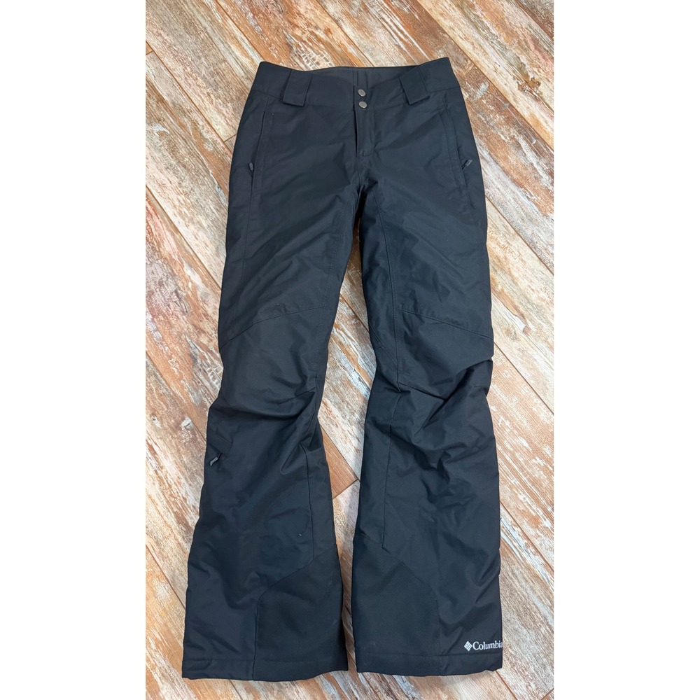 Columbia Bugaboo Omni Heat Snow Pants Womens XS Black Omni Tech Ski Insulated